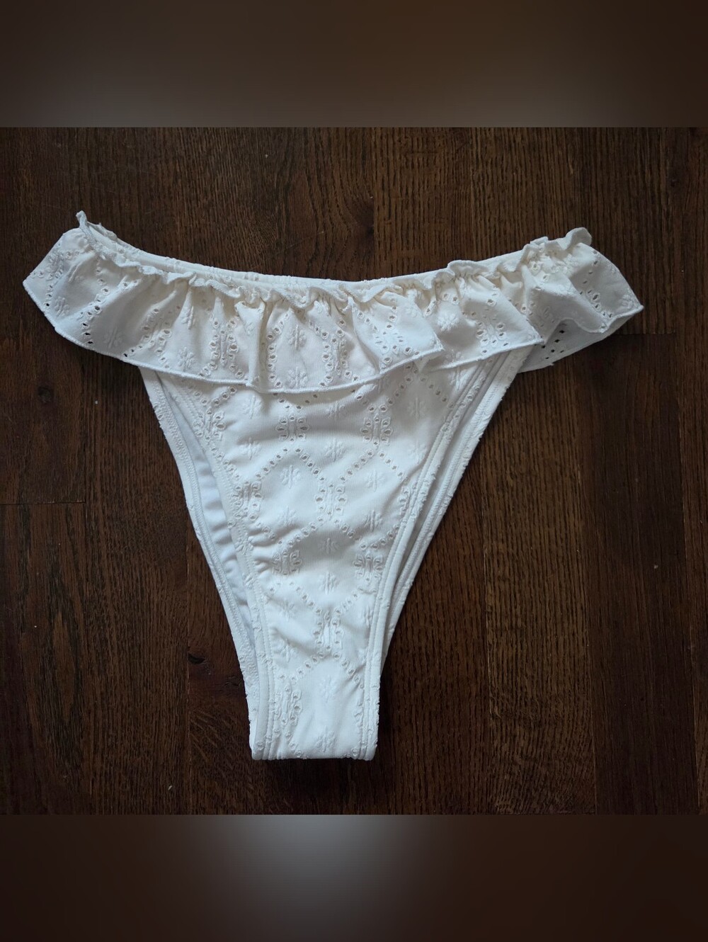 New Wild Fable XS 0/2 Cream "Lace" Bikini Bottoms